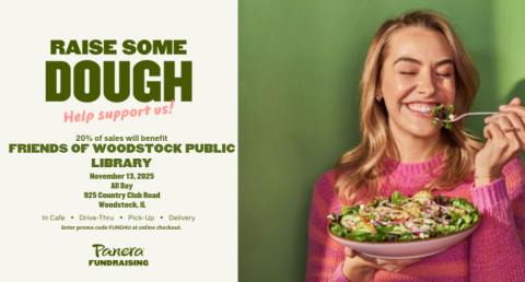 Panera fundraiser flyer.